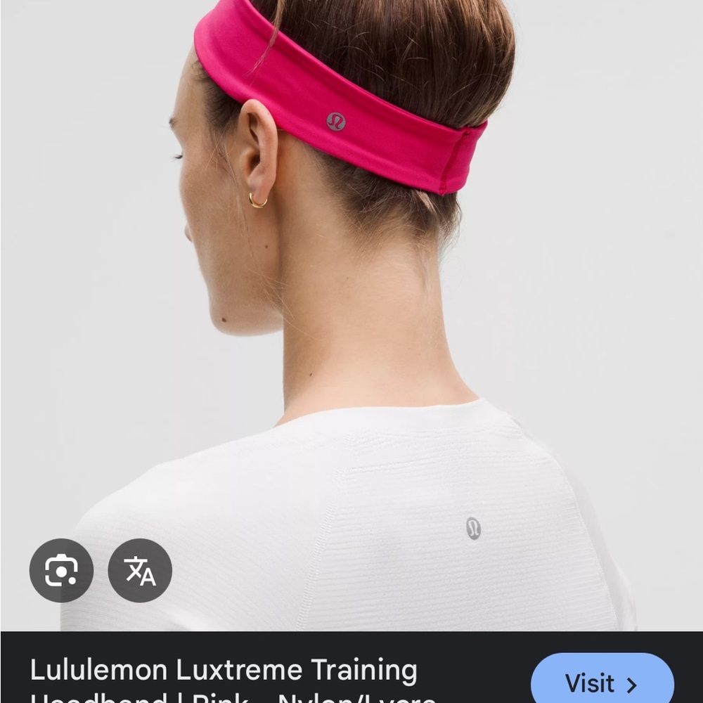 NWT Women's Luxtreme Training Headband - Pink